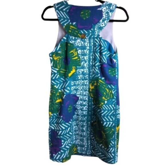 Anthropologie Vanessa Virginia Hibiscus Dress 4 - Picture 5 of 9